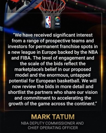 NBA视频-NBA副总裁：NBA与FIBA探索在欧洲建立新联赛取得了重要进展
